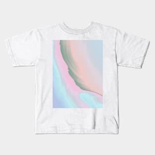 Pastel Waves Kids T-Shirt